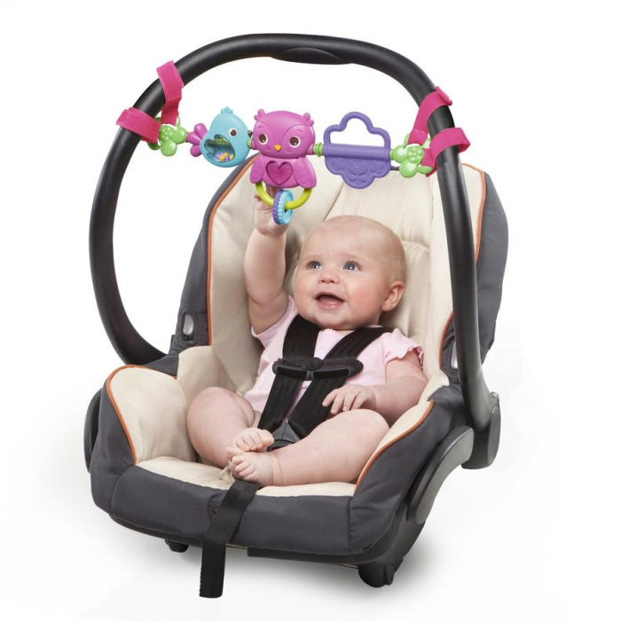 Bara de jucarii pentru balansoar Take Along Busy Birdies, Bufnita [5]