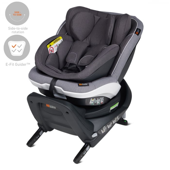 BeSafe iZi Twist B-E i-Size (0-4 ani) - Metallic Mélange [3]