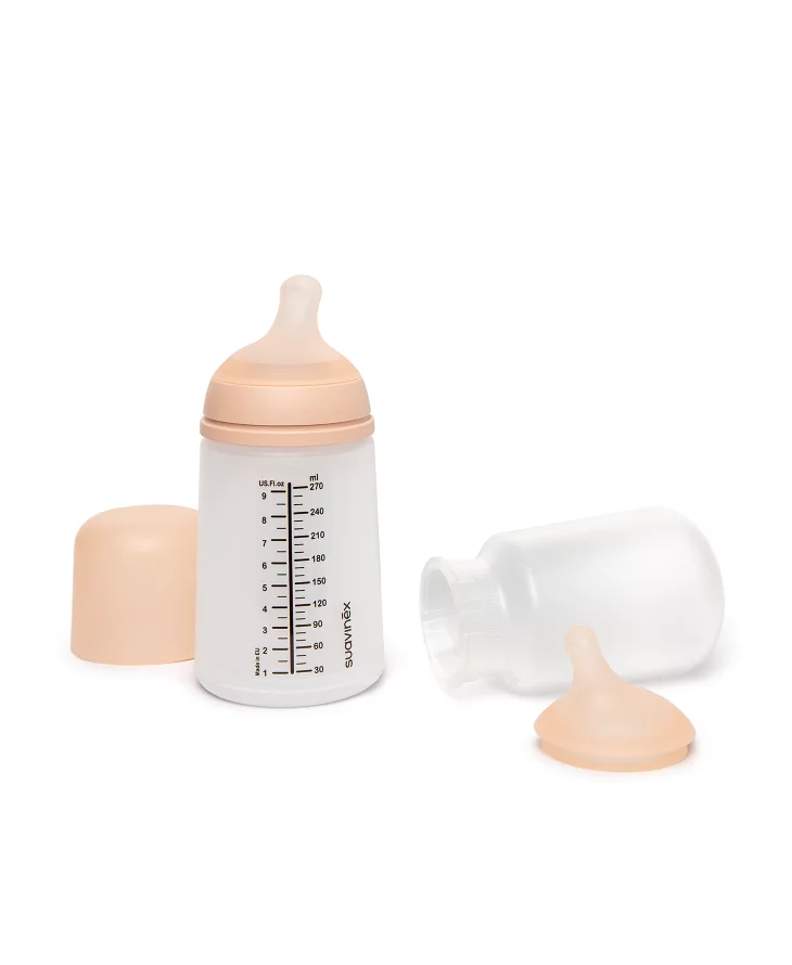 BIBERON Suavinex  ANTI-COLICI ZERO ZERO 270 ml cu debit mediu - SET [3]