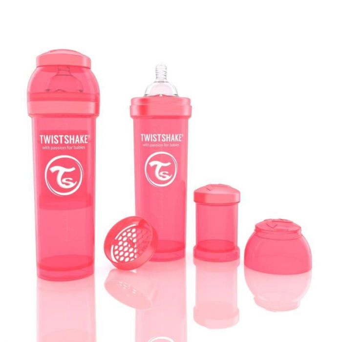 Biberon Twistshake Anti - Colici 330 ml Piersica [2]