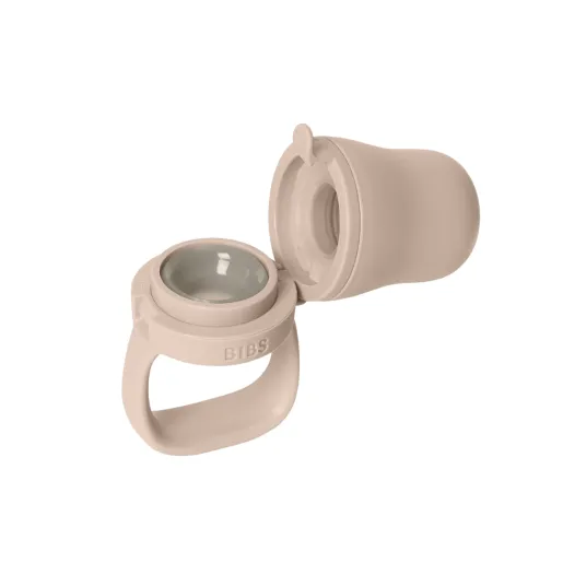 BIBS Baby Feeder – Dispozitiv de hrănire pentru bebeluși cu 2 tetine din silicon, culoare Blush [4]