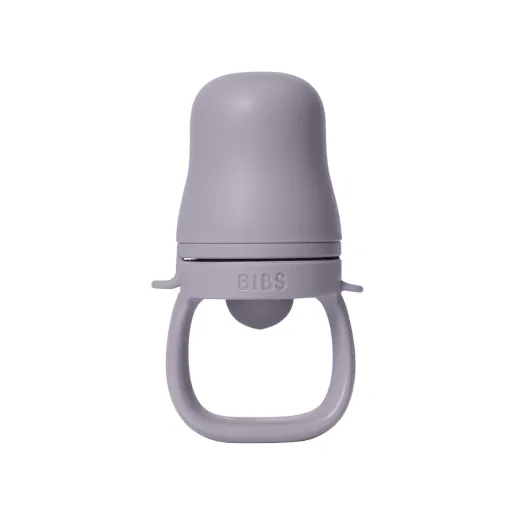 BIBS Baby Feeder – Dispozitiv de hrănire pentru bebeluși cu 2 tetine din silicon, culoare Fossil Grey [4]