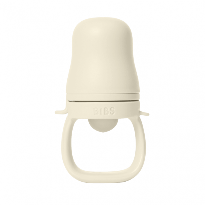 BIBS Baby Feeder – Dispozitiv de hrănire pentru bebeluși cu 2 tetine din silicon, culoare Ivory [4]