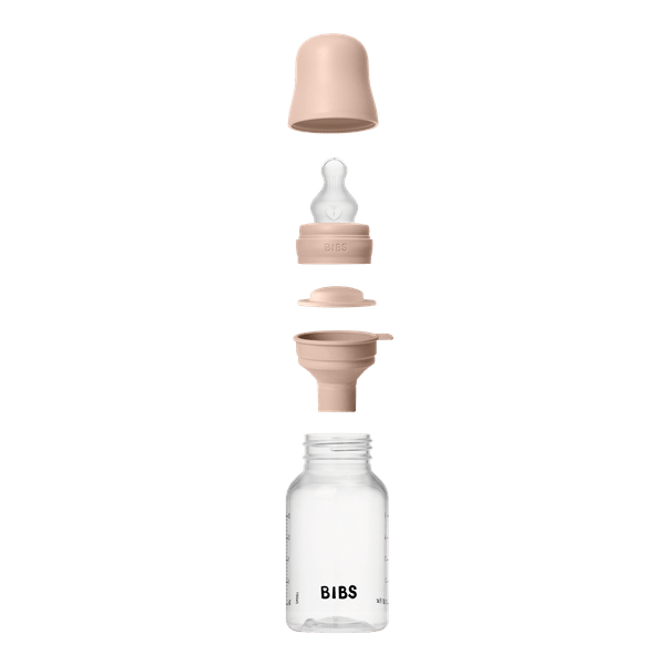 BIBS - Set complet biberon anticolici PP, 150 ml, Silicon, Blush [3]