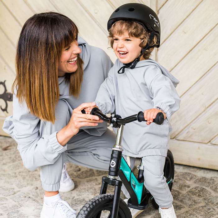Bicicleta de echilibru,  Turquoise, Fara pedale, Reglabila,Cadru din aliaj de magneziu, Roti din spuma EVA, Absorbtie a socurilor [6]