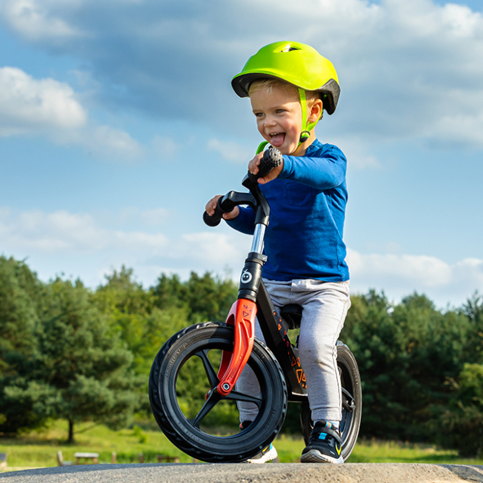 Bicicleta de echilibru, MoMi, ULTI Arrow, Fara pedale, Albastru, Reglabila, Cadru usor din magneziu, Roti cauciucate, Absorbtie a socurilor, Sarcina maxima 30 kg [5]