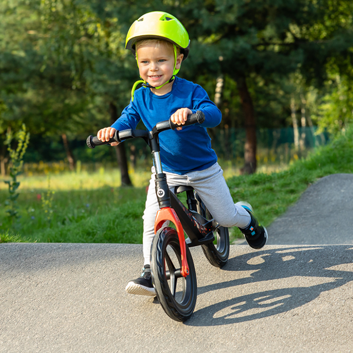 Bicicleta de echilibru, MoMi, ULTI Arrow, Fara pedale, Albastru, Reglabila, Cadru usor din magneziu, Roti cauciucate, Absorbtie a socurilor, Sarcina maxima 30 kg [6]