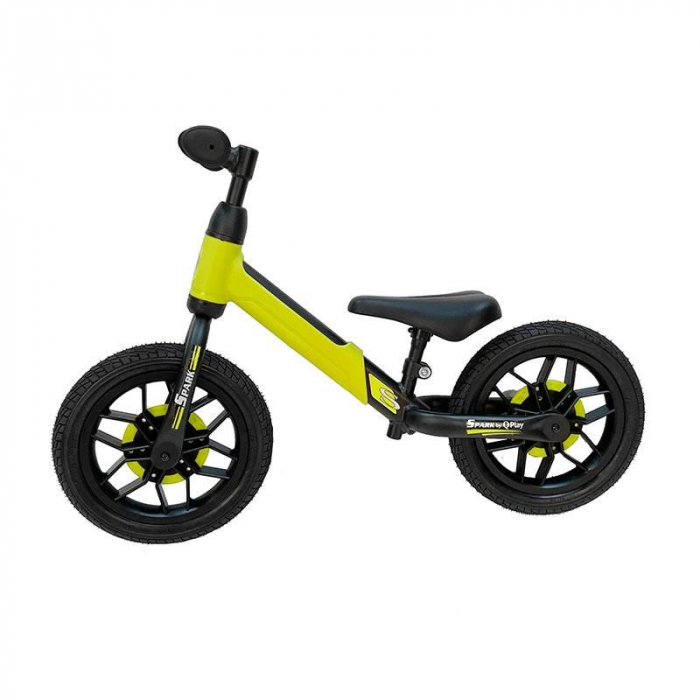 Bicicleta fara pedale Balance bike Spark verde [2]
