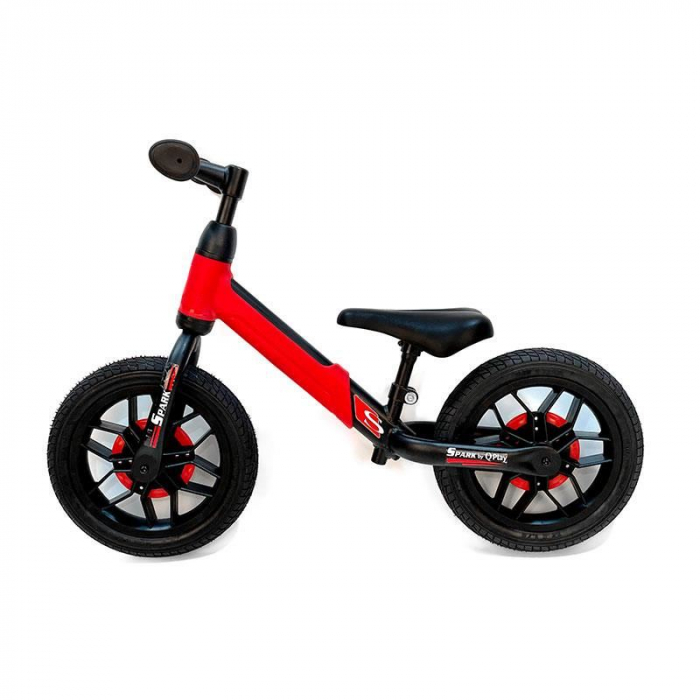 Bicicleta fara pedale Balance bike Spark verde [2]