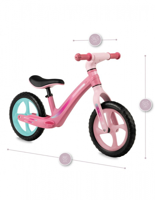 Bicicleta fara pedale, Momi Mizo - Pink [6]
