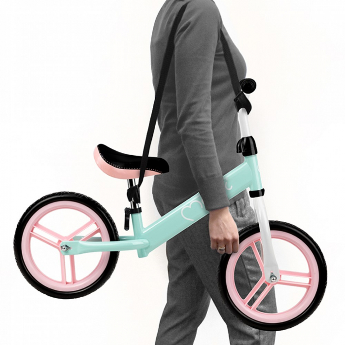 Bicicleta fara pedale Nash, Momi, Mint [2]
