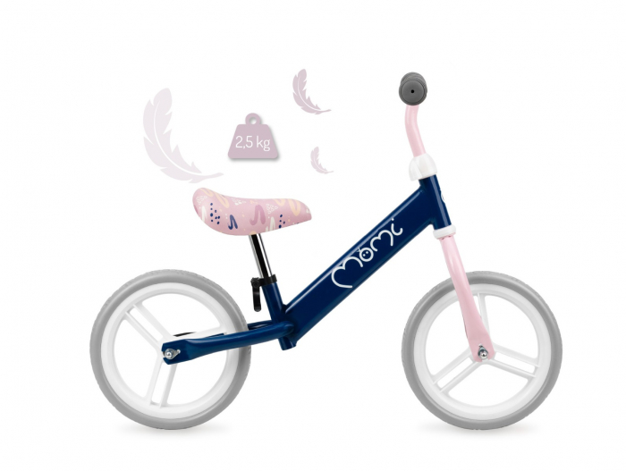 Bicicleta fara pedale Nash, Momi, Navy Pink [4]