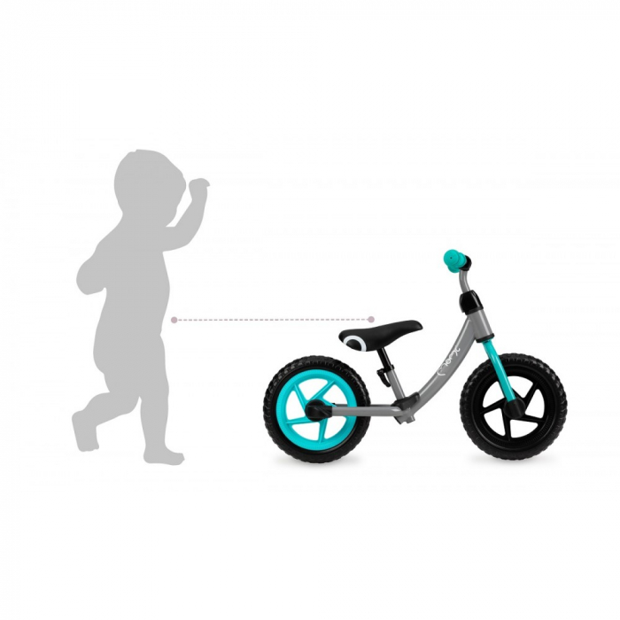 Bicicleta fara pedale Ross, Momi, Grey [3]