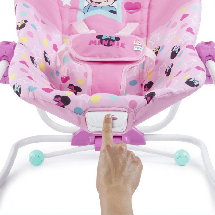 Bright Starts - Leagan portabil Rocker Minnie Stars & Smiles [6]