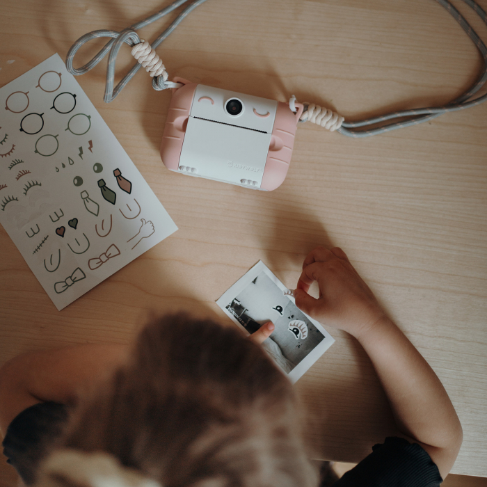 Cameră foto cu funcție de printare pentru copii, KIDYPRINT Peach [5]
