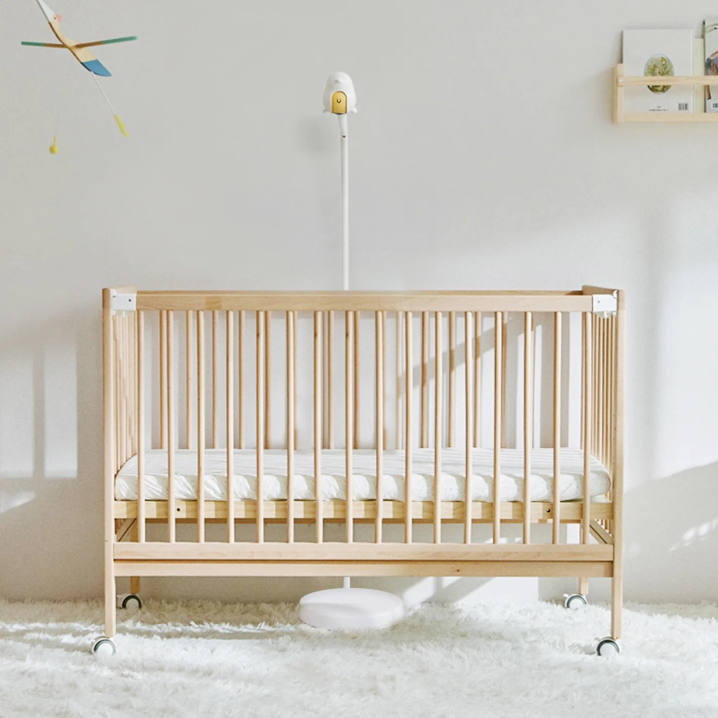 Cameră video inteligentă WiFi pentru bebeluși, cu suport de podea – CuboAi Smart Baby Monitor 3 [4]