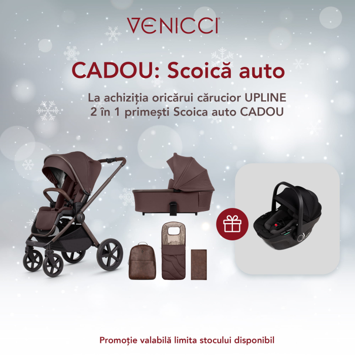 Carucior 2/1 cu landou Venicci Upline 2 -  Taupe [2]