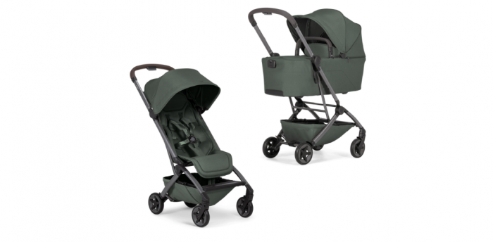 Cărucior 2 in 1 Joolz AER2  cu landou, ultra compact, ușor cu marsupiu wildride  - Forest green [3]