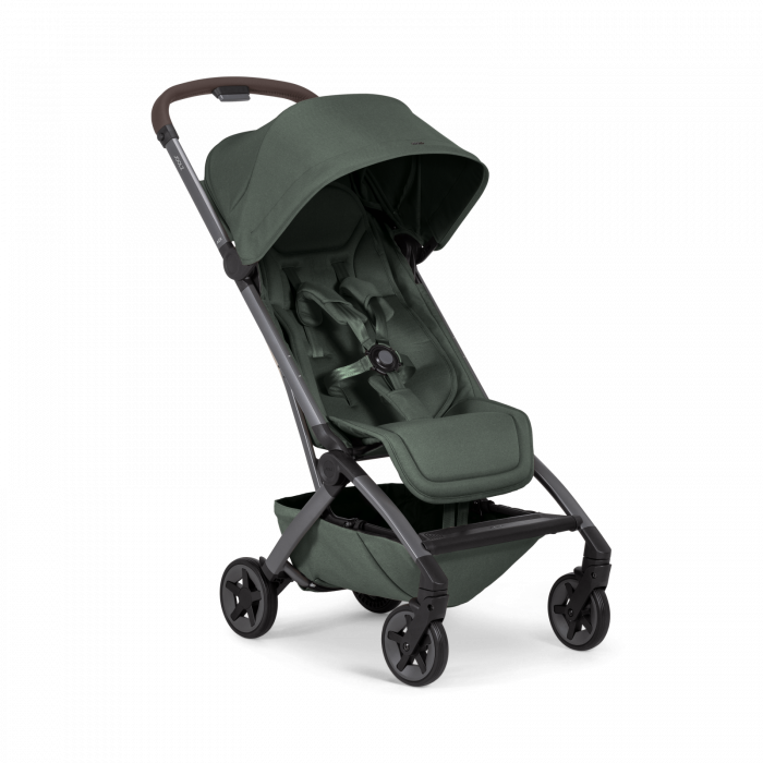 Cărucior 2 in 1 Joolz AER2  cu landou, ultra compact, ușor cu marsupiu wildride  - Forest green [5]