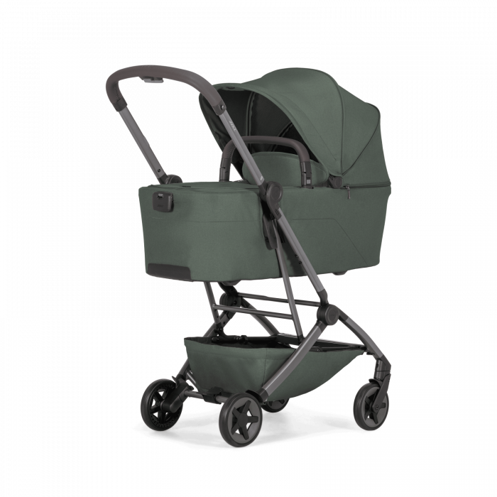 Cărucior 2 in 1 Joolz AER2  cu landou, ultra compact, ușor cu marsupiu wildride  - Forest green [6]