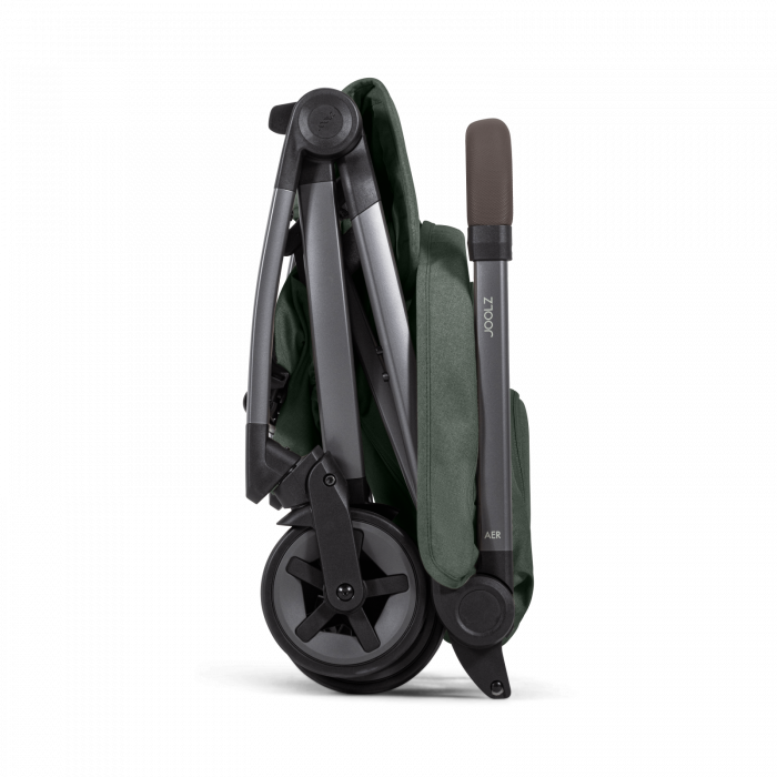 Cărucior 2 in 1 Joolz AER2  cu landou, ultra compact, ușor cu marsupiu wildride  - Forest green [9]