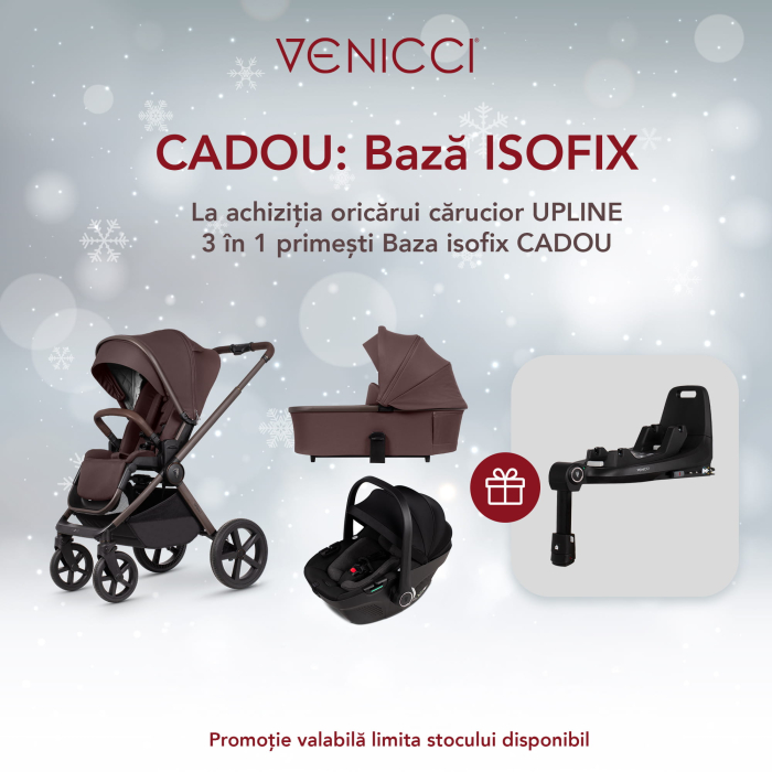 Carucior 3/1 cu landou si scoica Venicci Upline 2 - Taupe [2]
