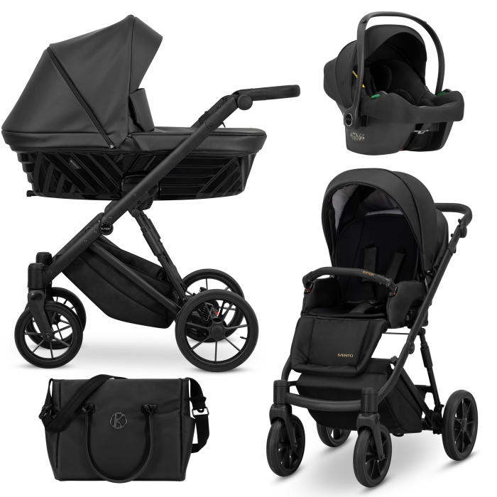 Carucior 3 in 1 Ivento - Black [1]
