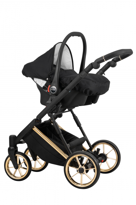 Carucior 3 in 1 Ivento - Flowers - Gold - [9]