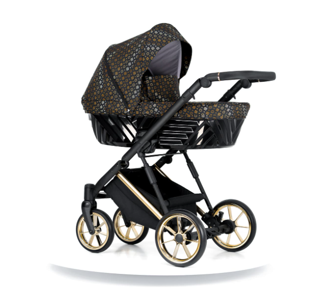 Carucior 3 in 1 Ivento - Flowers - Gold - [8]