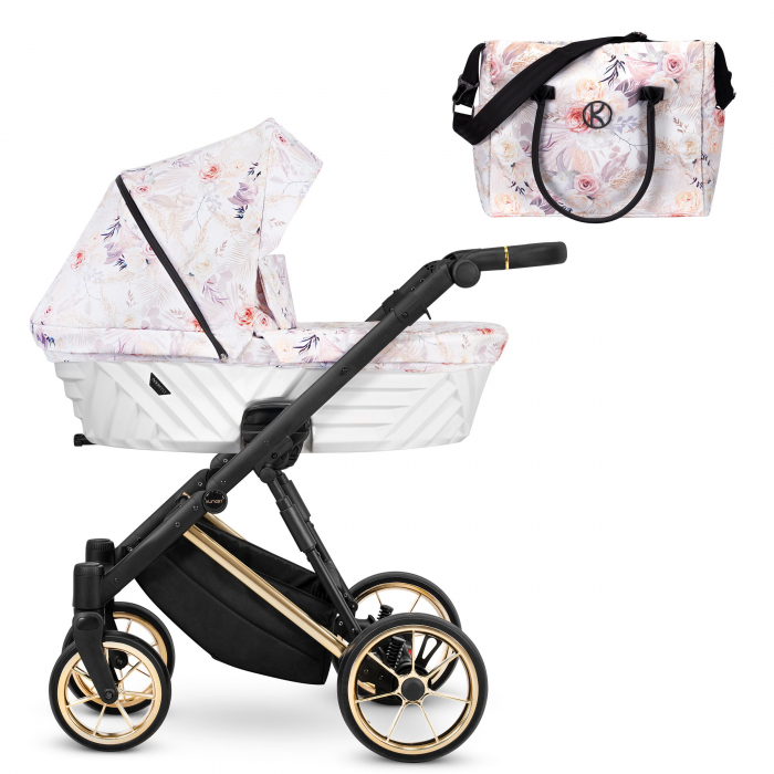 Carucior 3 in 1 Ivento - Flowers - Gold - [3]