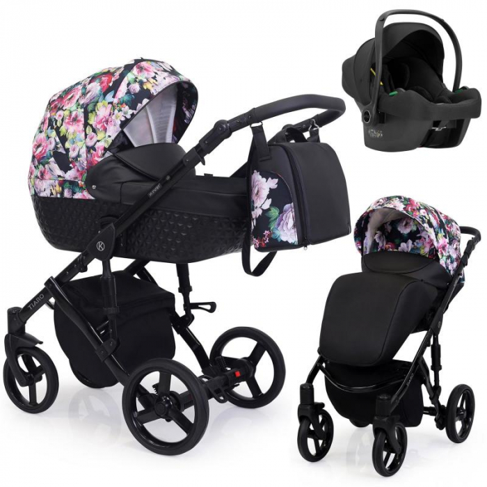 Carucior  3 IN 1 TIARO - Premium FLOWERS [1]