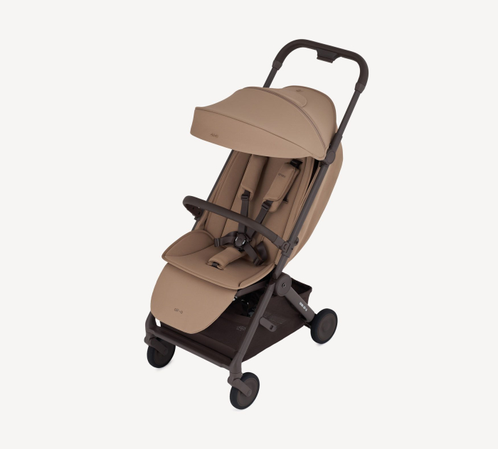 Carucior ANEX  AIR-Q pentru nou nascuti 3 in 1 cu landou pliabil Karamell  Scoica Maxi-Cosi PEBBLE 360 PRO2  Twillic Truffle [7]