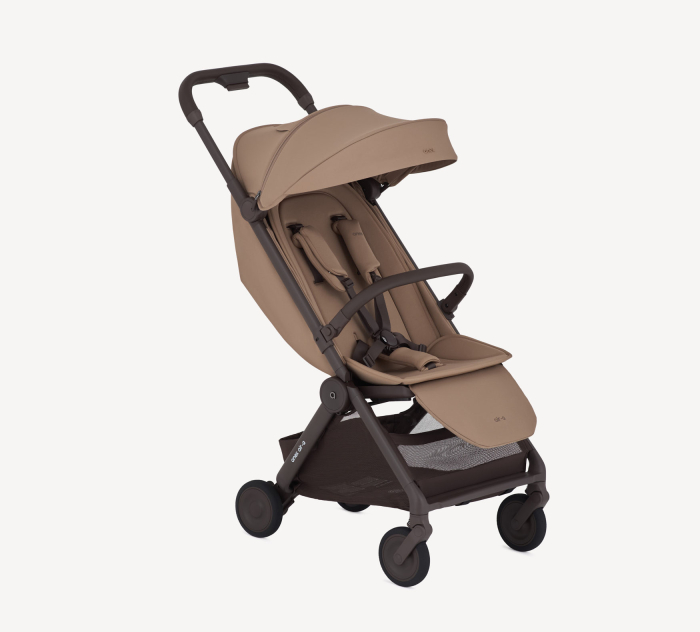 Carucior ANEX  AIR-Q pentru nou nascuti 3 in 1 cu landou pliabil Karamell  Scoica Maxi-Cosi PEBBLE 360 PRO2  Twillic Truffle [8]