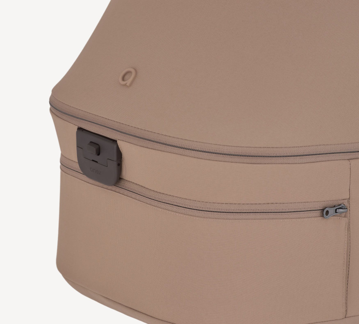 Carucior ANEX  AIR-Q pentru nou nascuti 2 in 1 cu landou pliabil Karamell [14]