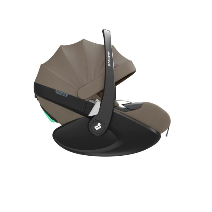 Carucior ANEX  AIR-Q pentru nou nascuti 3 in 1 cu landou pliabil Karamell  Scoica Maxi-Cosi PEBBLE 360 PRO2  Twillic Truffle [22]