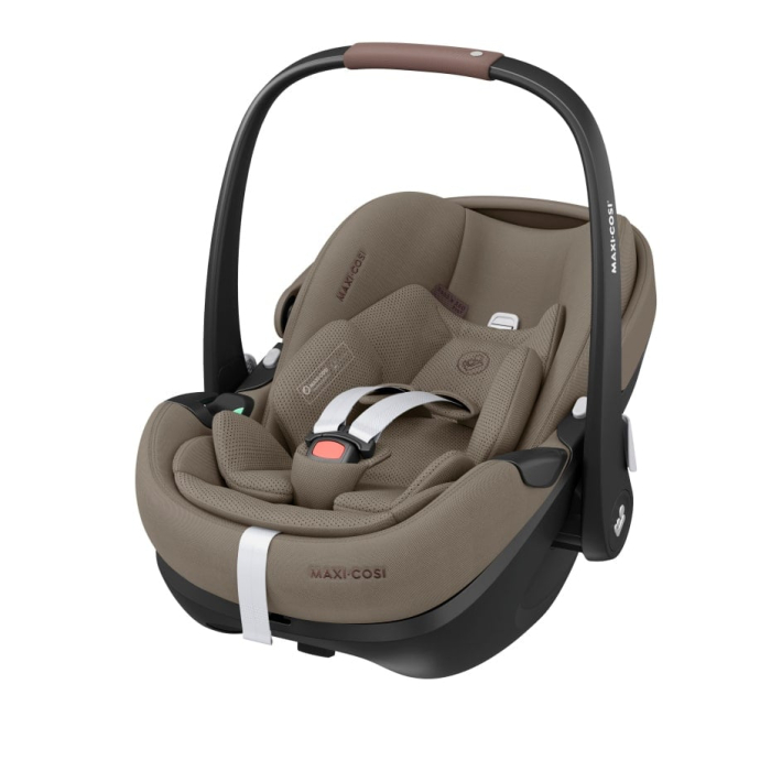 Carucior ANEX  AIR-Q pentru nou nascuti 3 in 1 cu landou pliabil Karamell  Scoica Maxi-Cosi PEBBLE 360 PRO2  Twillic Truffle [19]