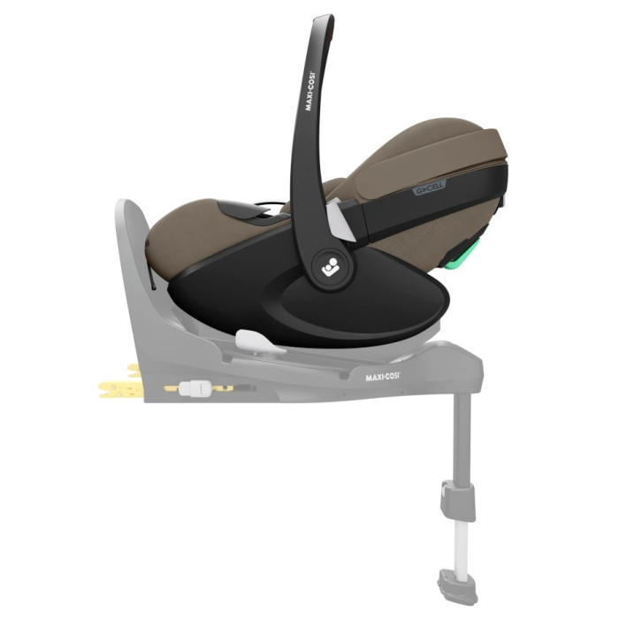 Carucior ANEX  AIR-Q pentru nou nascuti 3 in 1 cu landou pliabil Karamell  Scoica Maxi-Cosi PEBBLE 360 PRO2  Twillic Truffle [20]