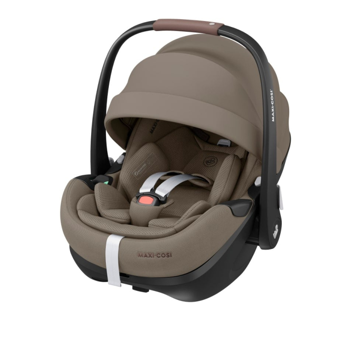 Carucior ANEX  AIR-Q pentru nou nascuti 3 in 1 cu landou pliabil Karamell  Scoica Maxi-Cosi PEBBLE 360 PRO2  Twillic Truffle [21]