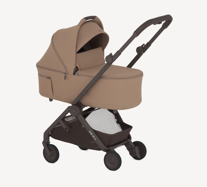 Carucior ANEX  AIR-Q pentru nou nascuti 2 in 1 cu landou pliabil Karamell [2]