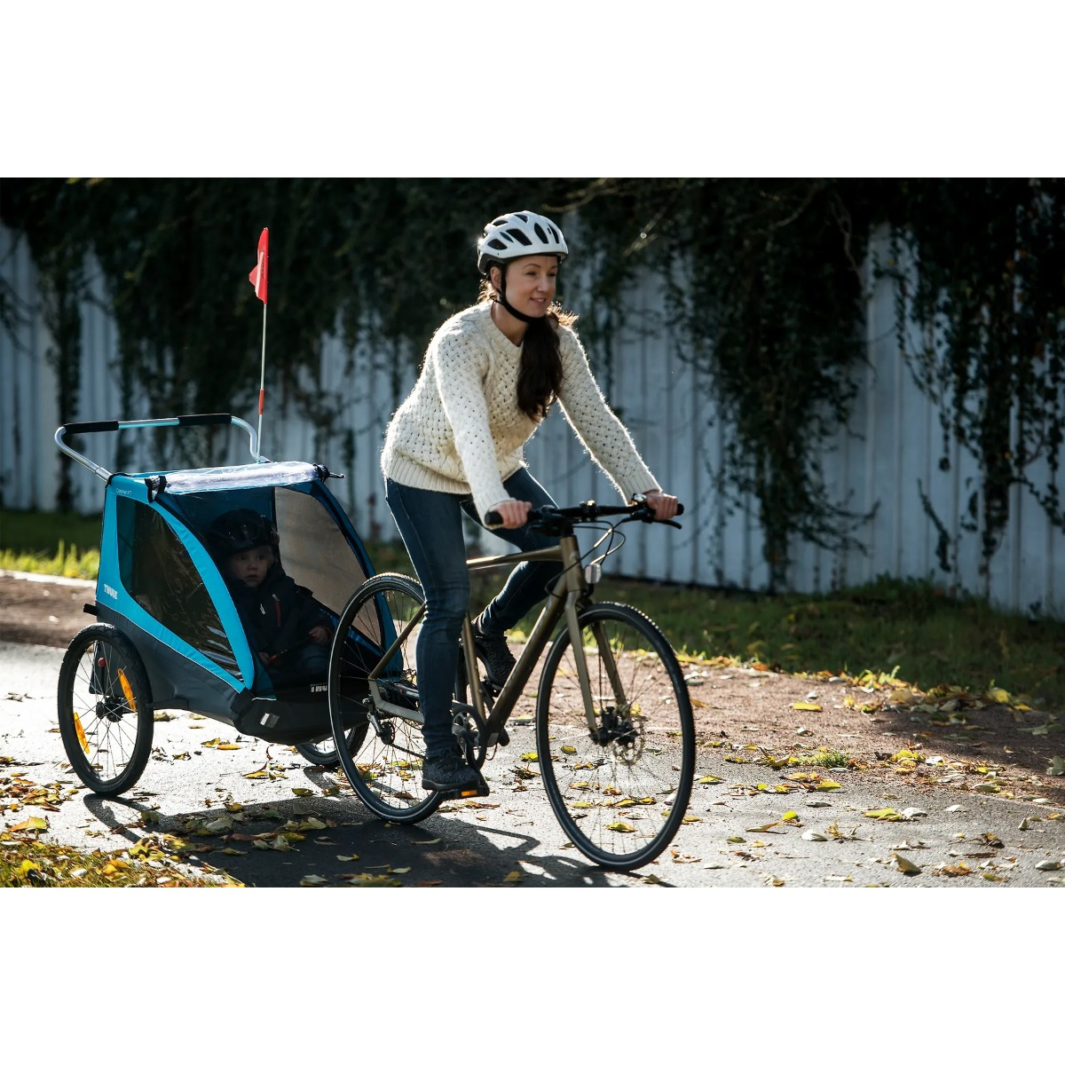 Carucior Chariot Thule Coaster XT Basil Green [5]