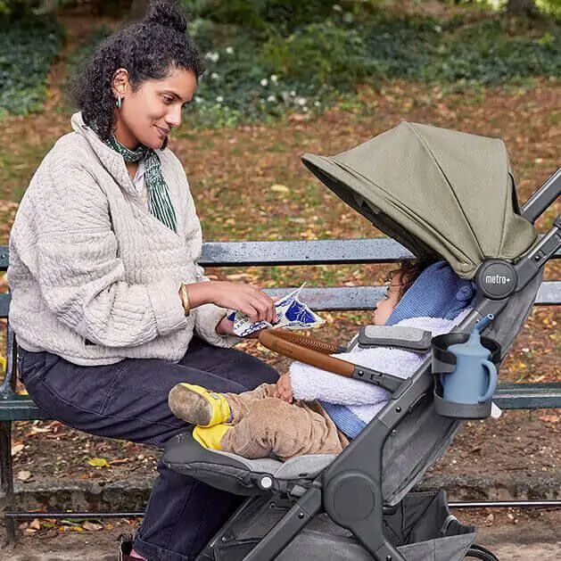 Carucior Compact Metro+ Deluxe Ergobaby Empire State Green [6]