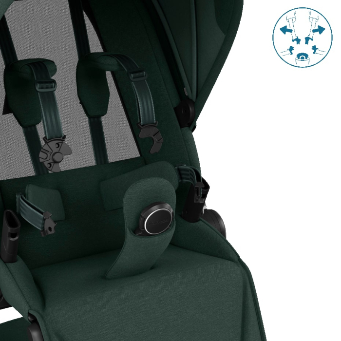 Carucior Maxi-Cosi FAME 2 in 1 cu landou  Twillic Green [4]