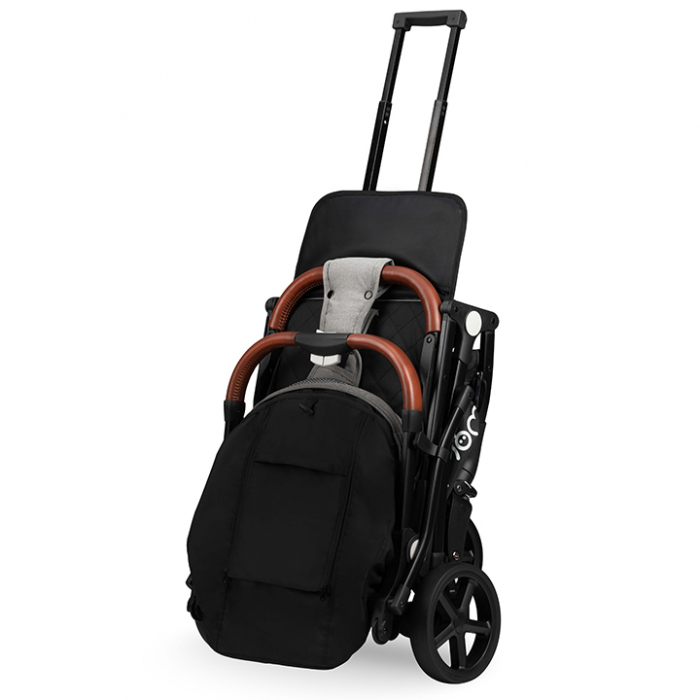 Carucior sport, MoMi MARVIN Grey, 6 luni+, Centura in 5 puncte, Suport picioare reglabil, Cos accesorii, Pliabil, Plasa insecte, Husa de ploaie, Suspensii integrate [5]