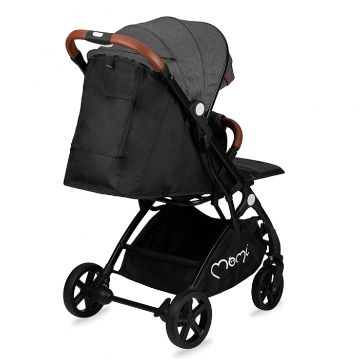 Carucior sport, MoMi MARVIN Heringbone, 6 luni+, Centura in 5 puncte, Suport picioare reglabil, Cos accesorii, Pliabil, Plasa insecte, Husa de ploaie, Suspensii integrate [6]