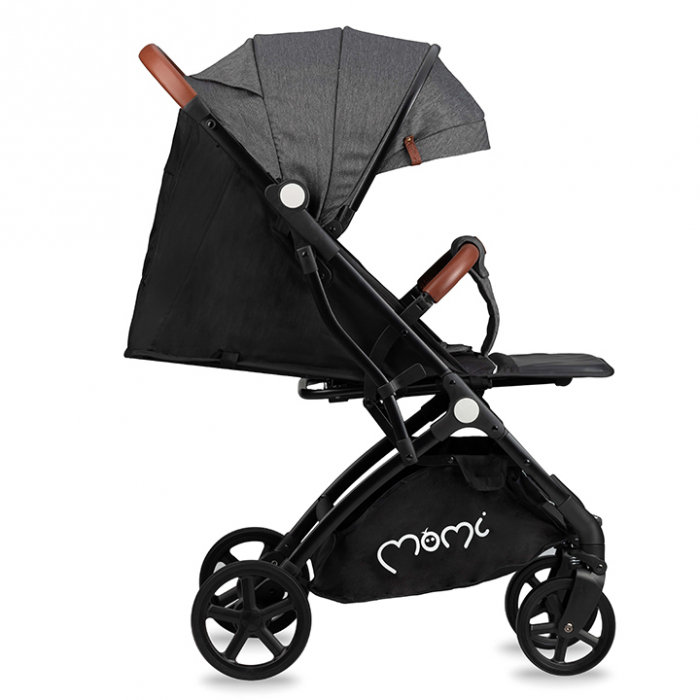 Carucior sport, MoMi MARVIN Heringbone, 6 luni+, Centura in 5 puncte, Suport picioare reglabil, Cos accesorii, Pliabil, Plasa insecte, Husa de ploaie, Suspensii integrate [3]