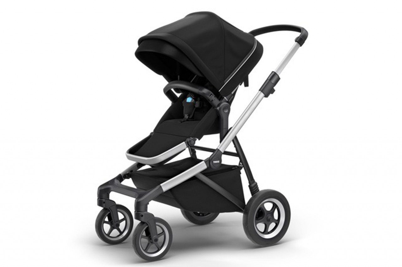 Carucior Thule SLEEK Cadru Gri si Copertina Grey Melange [2]