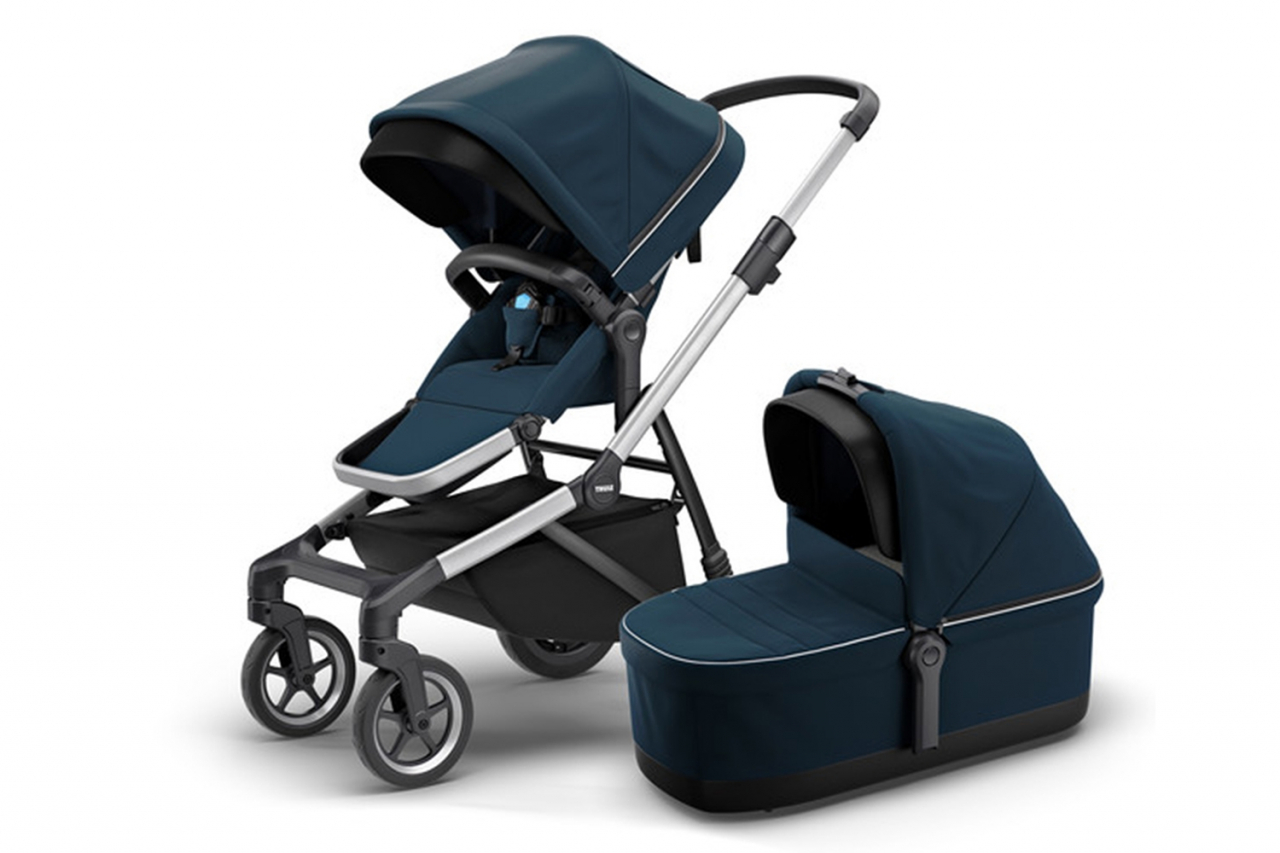 Landou, Thule, Sleek Bassinet, pentru caruciorul Thule Sleek Navy Blue [3]