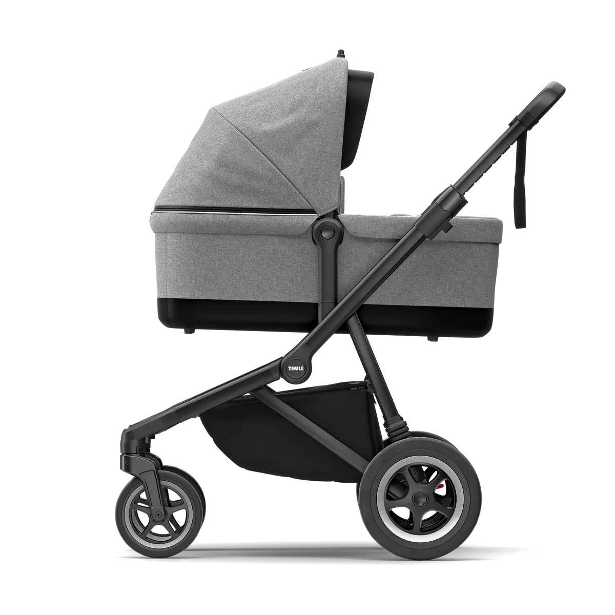 Carucior Thule SLEEK Cadru Negru si Copertina Gray Melange [3]