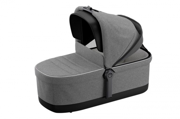 Carucior Thule Sleek + Landou Thule Bassinet Grey Melange [13]