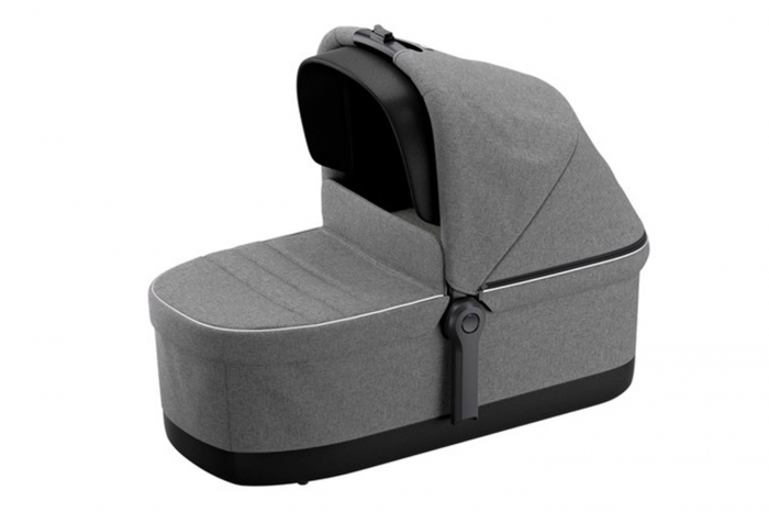 Carucior Thule Sleek + Landou Thule Bassinet Grey Melange [10]